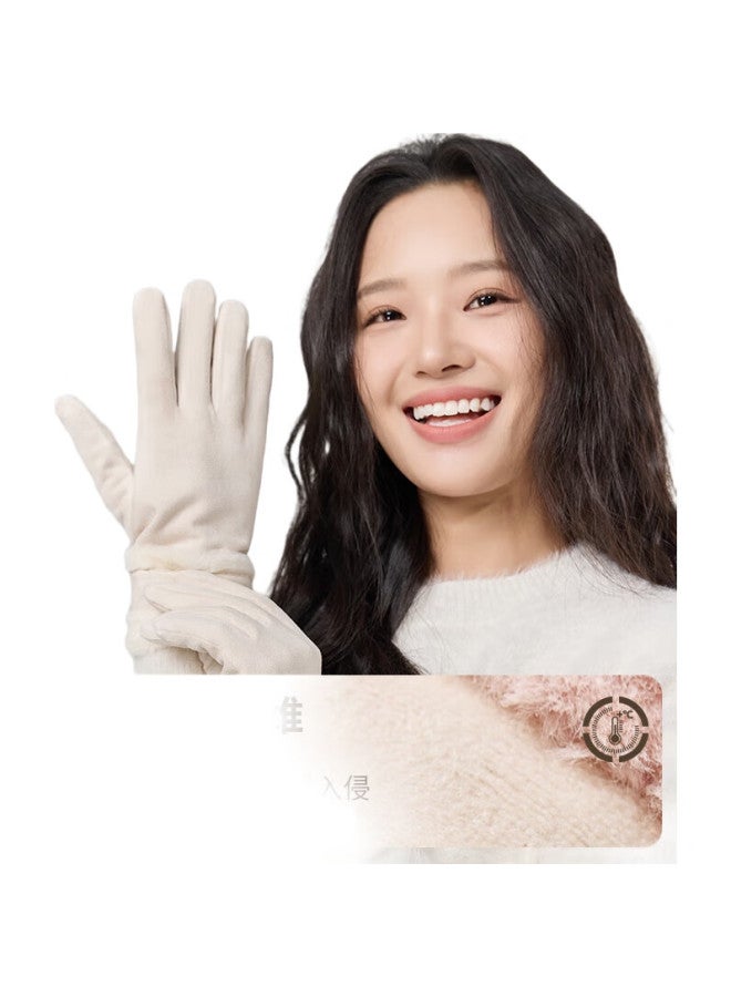 Mission Uv Warm Gloves For Women, Autumn And Winter Windproof, Cold-Proof, Frost-Proof, Fleece-Lined, For Cycling, Driving, Electric Bicycles, Touchscreen Gloves - Image 3