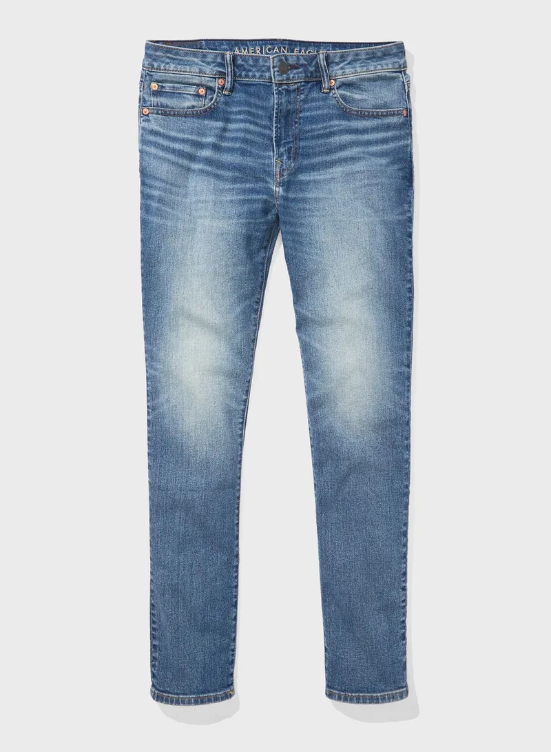 American Eagle Airflex+ Light Wash Slim Fit Jeans