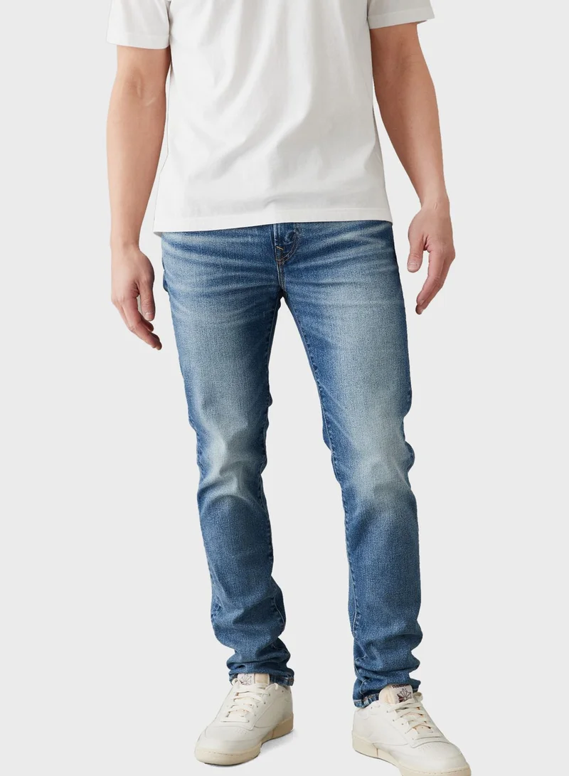 American Eagle Airflex+ Light Wash Slim Fit Jeans