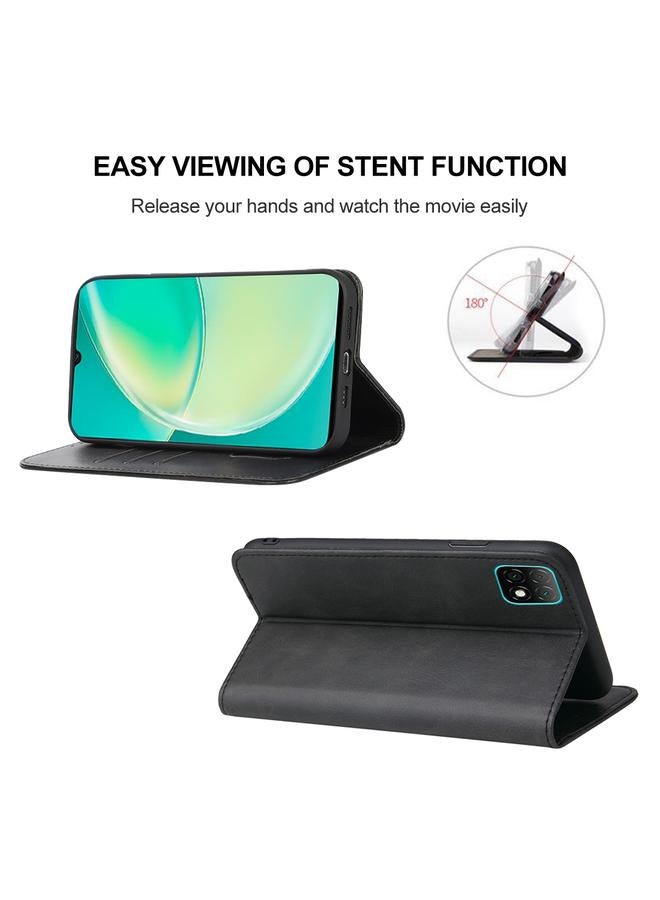 Zaboon Case For Huawei Nova Y60 Magnetic Closure Leather Phone Case - Image 4