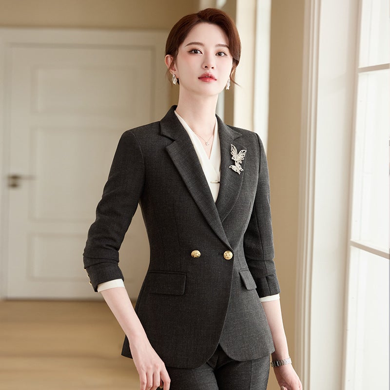 Workplace Suit Suit Jacket Business End Clothing Fashion Business Wear Temperament Interview Dress - Image 5