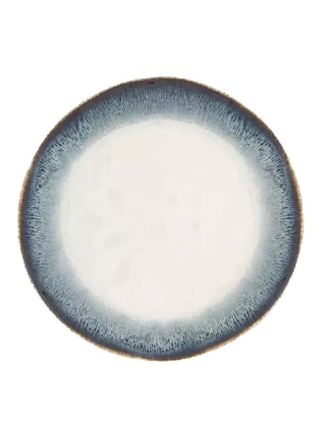 إيزي لايف طبق جانبي بورسلين أزرق وأبيض ٢١ سم