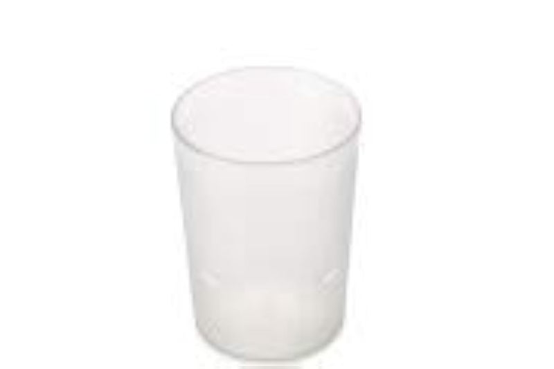 Urmila Plastic Polycarbonate Small Squat Drinking Glasses for Water Juice for Dining Table Home Kitchen Party Restaurant 150 ml Set of 24 Transparent - Image 2