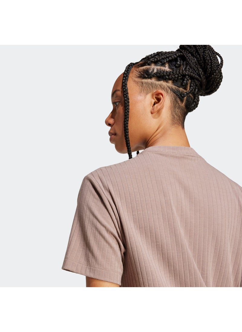 adidas Originals Essentials Wide Ribbed T-Shirt  - Image 4