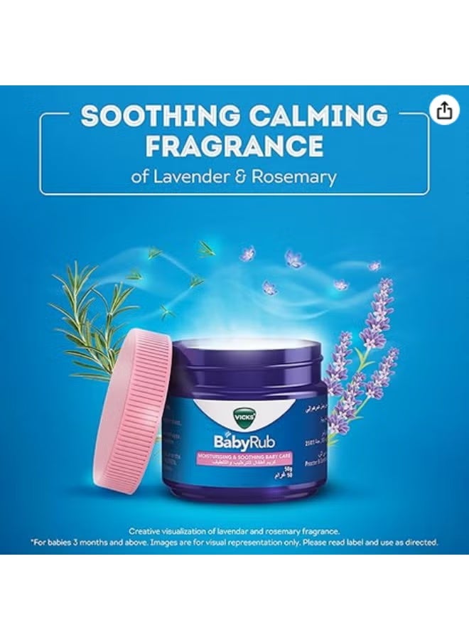 Vicks VapoRub Moisturising And Soothing Baby Rub 50gm - Image 4