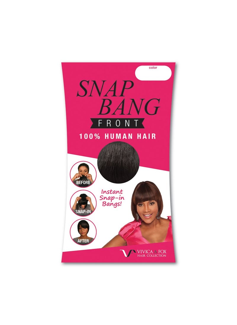 VIVICA A. FOX Vivica A Fox Collection Snap Bang Front Human Hair Extensions, Color 34, 0.7 Ounce 