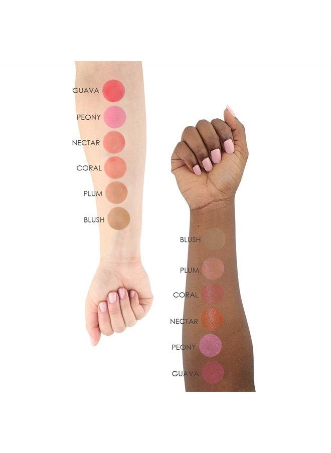 Temptu TEMPTU S/B Silicone-Based Airbrush Blush Starter Set: Long-Wear Makeup, Dewy Buildable Formula Brightens Complexion With Natural Flush Of Color | All Skin Types | Includes 6 Shades  - Image 2