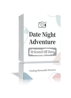 NIBEMINENT Valentines Day Gifts, 40 Date Ideas Card Games for Couples Date Night - Unique Date Deck Scratch Off Cards, Great Couple Gifts for Boyfriend- Romantic Newlywed Wedding for Him and Her  - Image 1