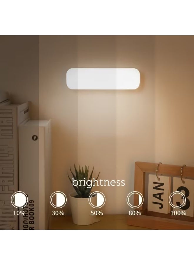 Goolsky 1pc Wall-Mounted Reading Light, Stick On Bunk Bed Lamp Dimmable Lights, Magnetic Mounted Under Cabinet Lighting Rechargeable Battery Operated, Wireless LED Closet Kitchen, Portable For Makeup Mirror - Image 2
