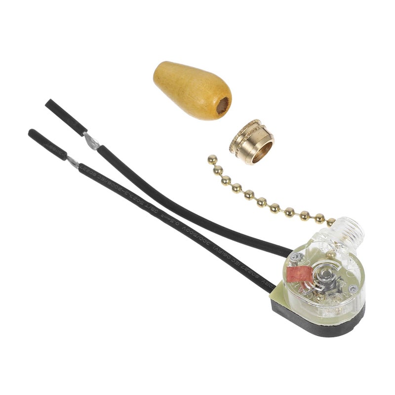 3 Pcs Golden Pull Chain Light Fixture Pendant Extenders For Ceiling Fans And Lights With Connector - Image 2