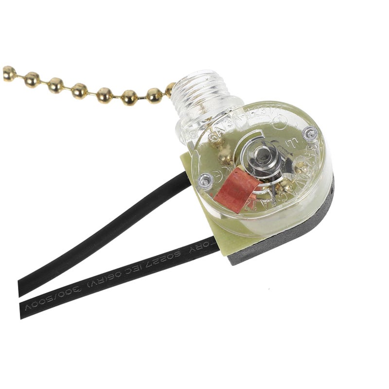 3 Pcs Golden Pull Chain Light Fixture Pendant Extenders For Ceiling Fans And Lights With Connector - Image 4