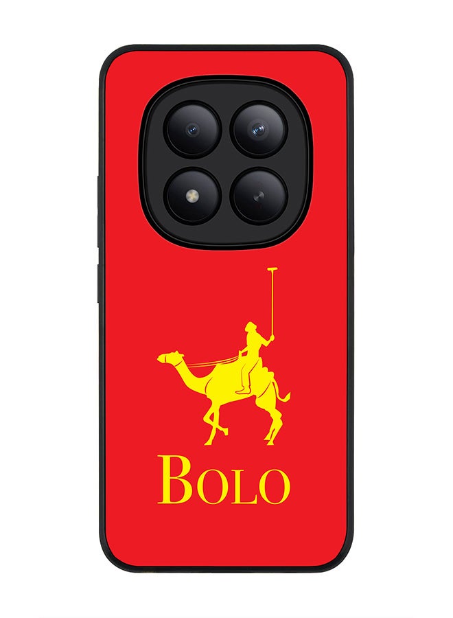 For Xiaomi Redmi Note 15 Pro+ / Poco M8 Pro Case,Slim fit Camera Protection, Shockproof Thin Phone cover  - BOLO Red