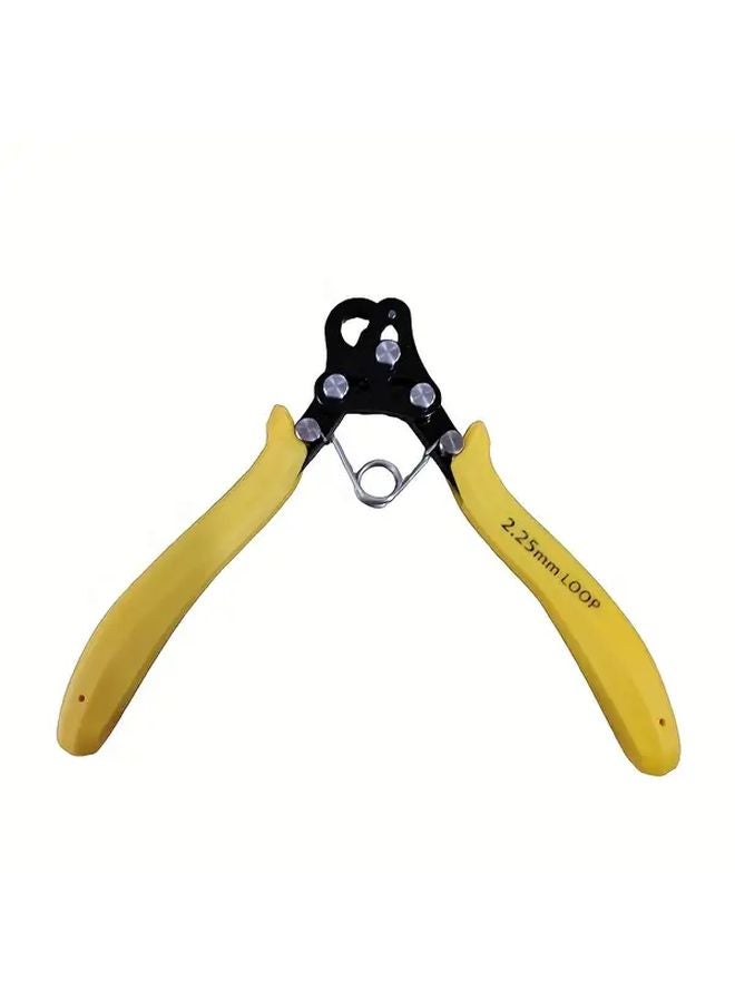 كماشة من الفولاذ الكربوني ذات أنف دائري 2 25 مم بطرف حلقي لصناعة المجوهرات - Image 1