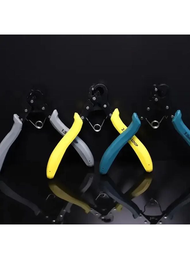 كماشة من الفولاذ الكربوني ذات أنف دائري 2 25 مم بطرف حلقي لصناعة المجوهرات - Image 3