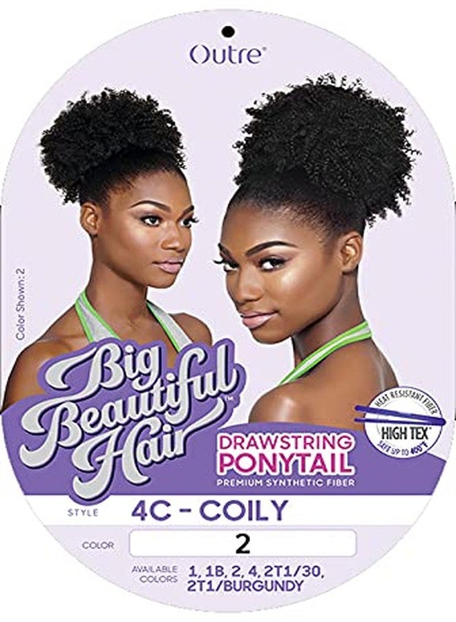 Outre Big Beautiful Hair - Drawstring Ponytail - 4C - Coily (1) - Image 4