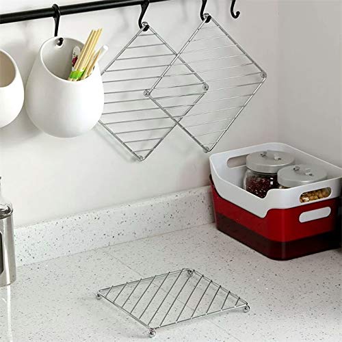 Puno PUNO Stainless Steel Kitchen Hot Mat1 PieceHot Utensil StandHot mats for Dining TableHot Pot Standhot mat for Kitchen - Image 2