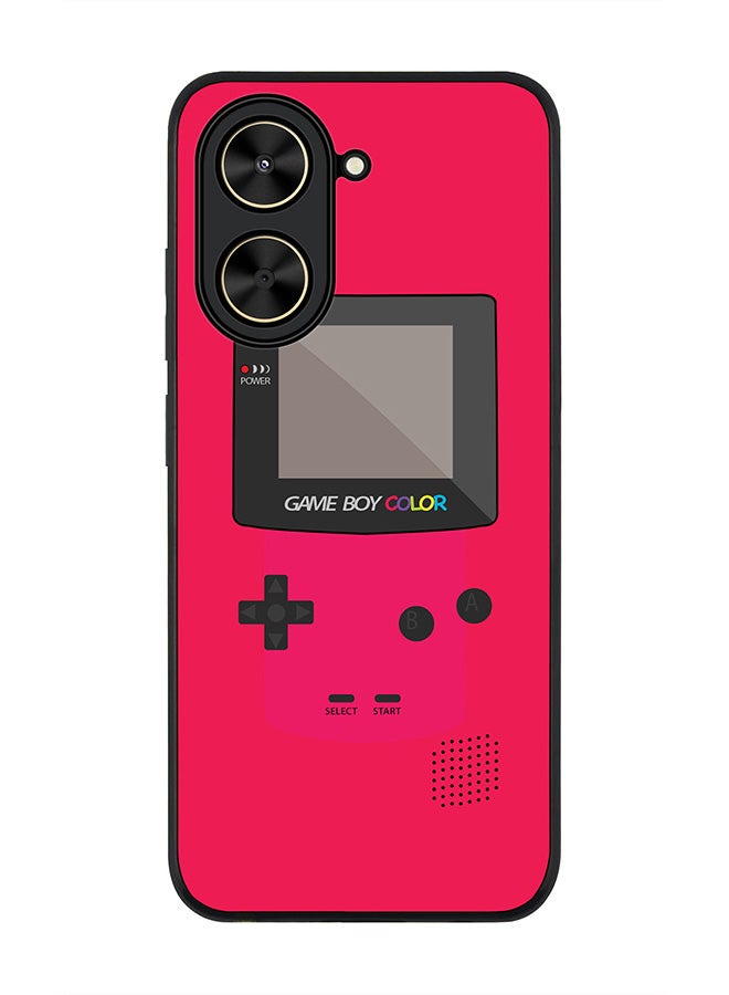 Stylizedd For Xiaomi Poco C71 / Redmi A5 4G Case,Slim fit Camera Protection, Shockproof Thin Phone cover  - Gameboy Color - Pink