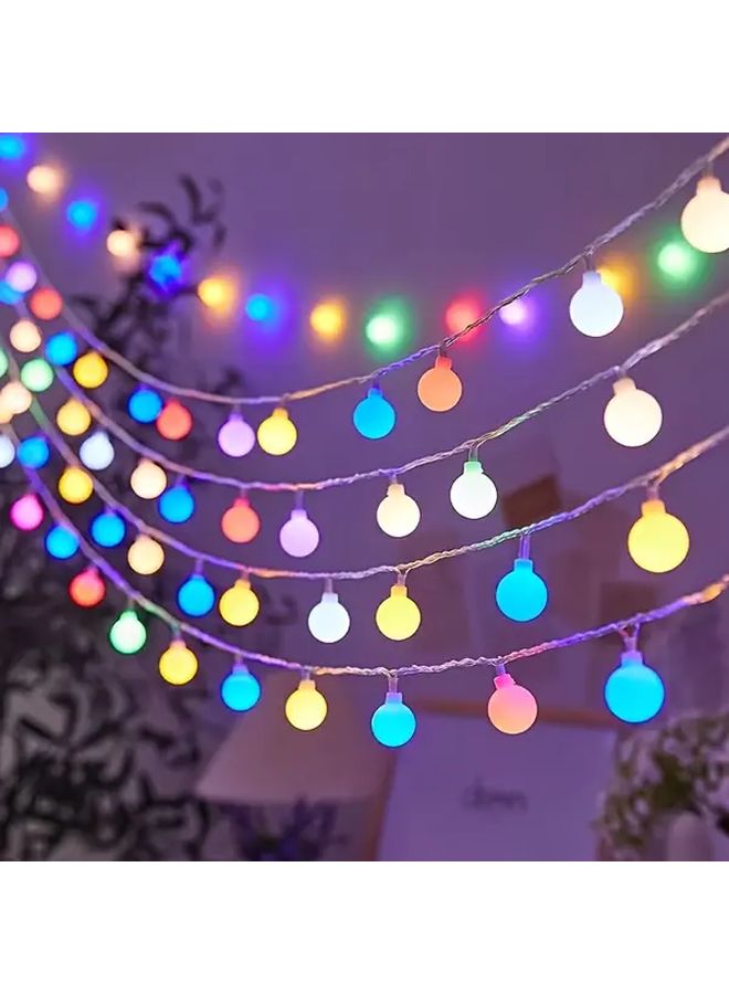 أضواء الجنّية الملونة بـ 100 مصباح LED بطول 10 أمتار لتزيين حفلات عيد الميلاد - Image 2