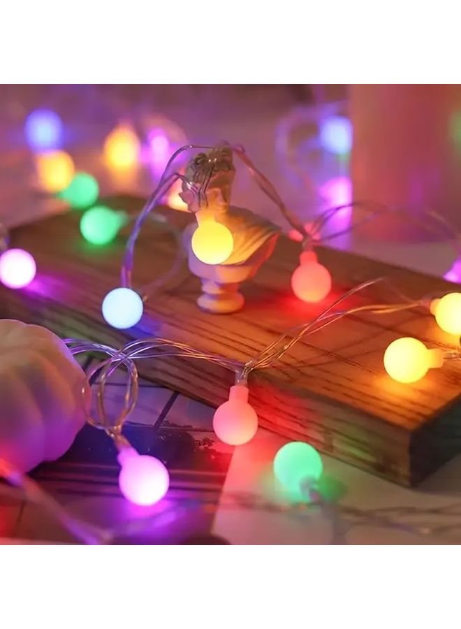 أضواء الجنّية الملونة بـ 100 مصباح LED بطول 10 أمتار لتزيين حفلات عيد الميلاد - Image 5