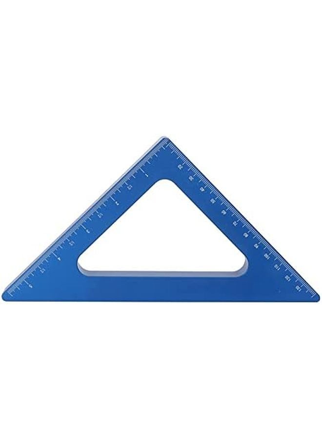 90 Degree Aluminum Woodworking Tool Inch Metric Scale with Clear Markings for Woodworking and Industry - Image 2