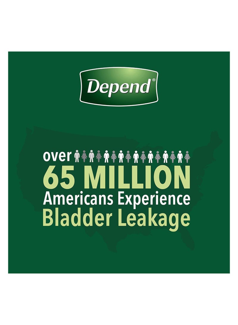 Depend FIT-FLEX Depend FIT-FLEX Incontinence Underwear for Men Maximum Absorbency Disposable Extra-Large Grey 15 Count  - Image 5