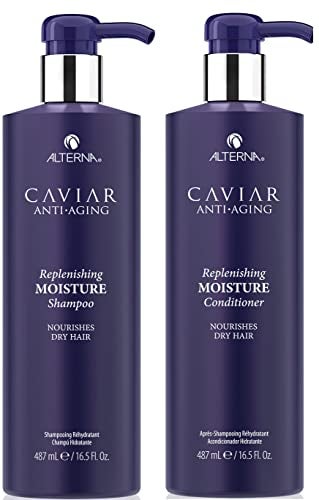 Alterna Caviar Anti-Aging Replenishing Moisture Shampoo/ Conditioner, 16.5 fl. Oz (Pack of 2)