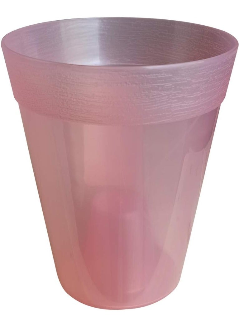 Idel Small Round Plastic Flower Pot 10cm & 17cm – 0.7L, 2.5L Mini Planter for Indoor Plants, Herbs, Succulents – Lightweight Pot for Home, Desk & Balcony - Image 1