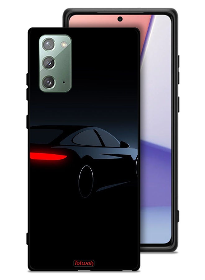 Tolwak Samsung Galaxy Note 20 5G Protective Case Cover Dark Car - Image 1