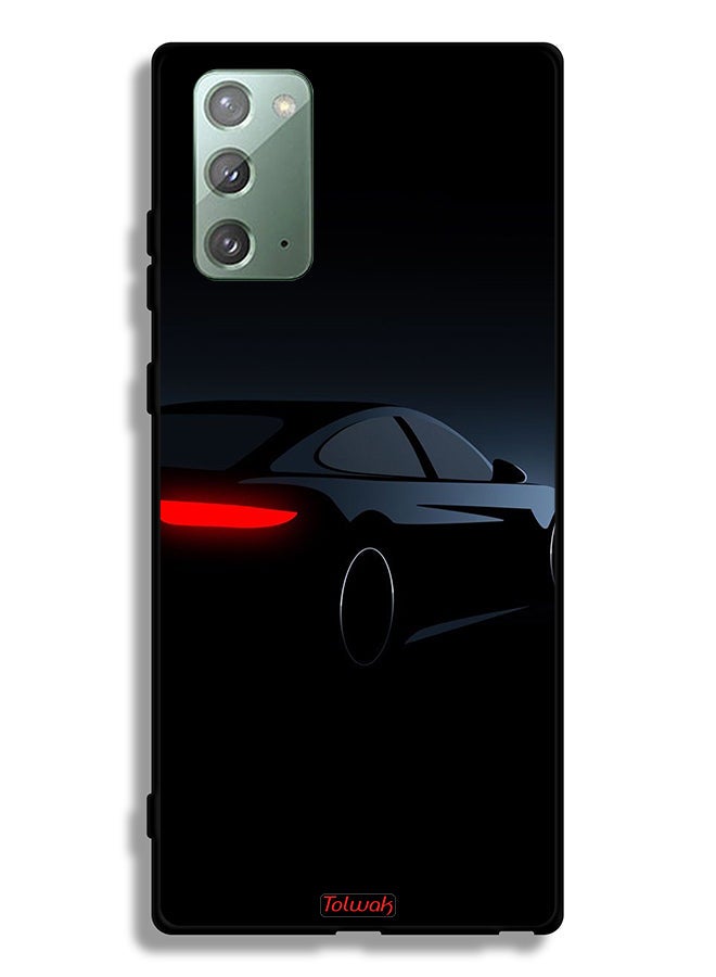 Tolwak Samsung Galaxy Note 20 5G Protective Case Cover Dark Car - Image 2