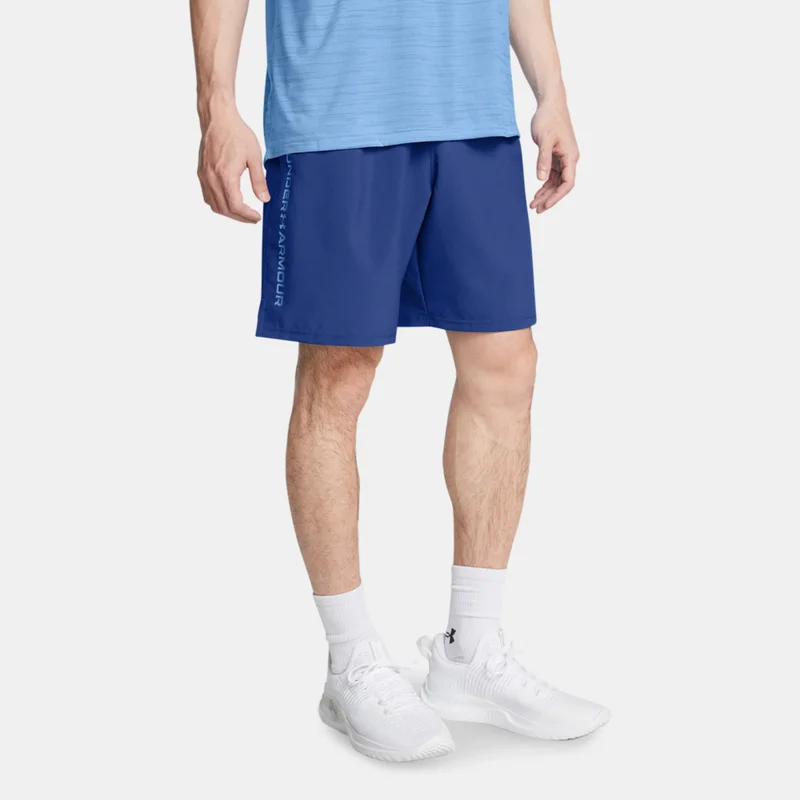 اندر ارمر شورت تدريب رجالي منسوج بتقنية الكلمة المميزة