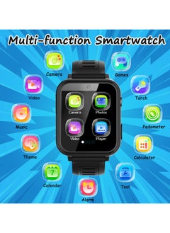 FARROBIZZ Smart Watch for Kids Waterproof Boys Girls Learning Toys Watches with 26 Puzzle Games Camera Video Music Player Pedometer HD Touchscreen Alarm Clock Flashlight Children Age 3-12  - Image 2