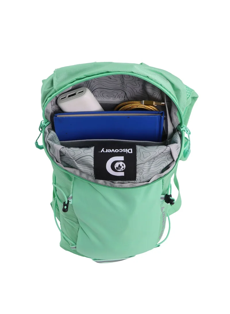 Discovery Mint Discovery Body Spirit Nylon Ripstop 5L Small Backpack Mint for Men and Women, Durable Lightweight Waterproof Casual Daypack Green Bag for School College University Office Travel Hiking Adventure.  | Best Price UAE