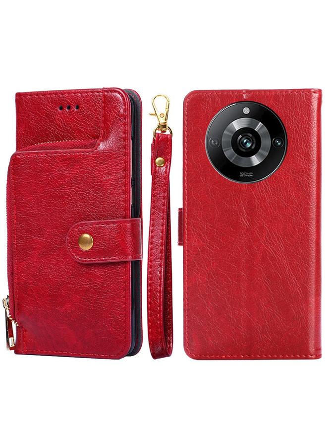 S-TOP Case For Realme 11 Pro / 11 Pro+ 5G Zipper Bag Leather Phone Case - Image 1