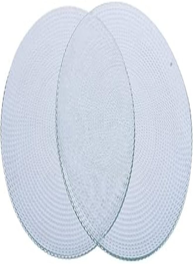 Zinnia Zinnia 0195/04/0423 High Quality Serving Plate 32cm, 2 Pieces - Clear 