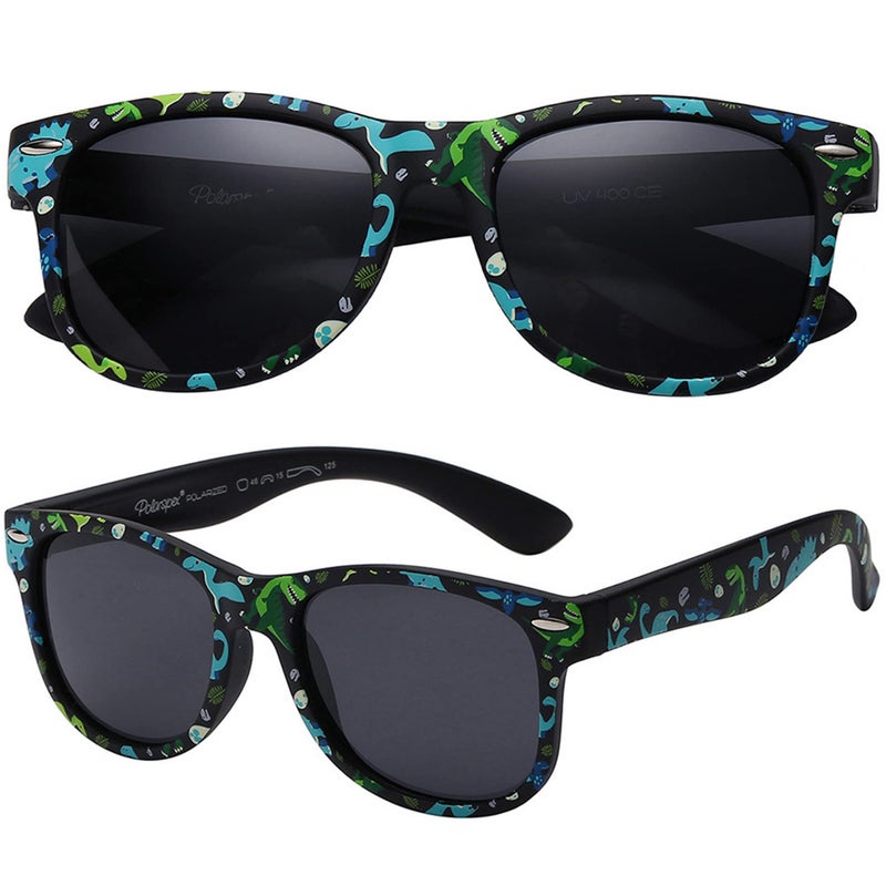 PolarSpex Toddler Sunglasses UV Protection â€“ Unbreakable Kids Polarized Sunglasses with Case for Boys & Girls age 2-8 - Image 1