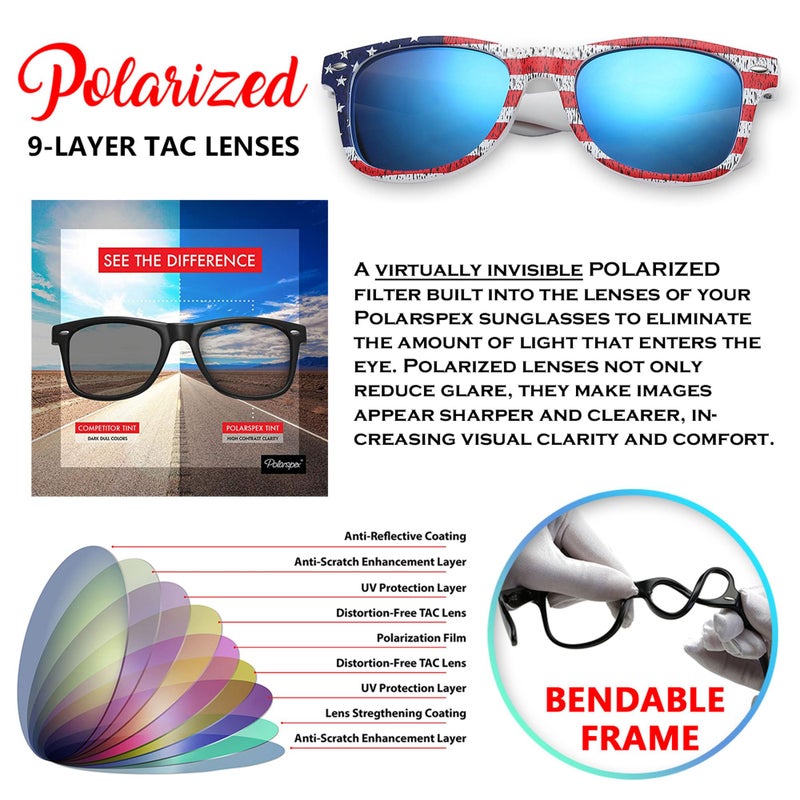 PolarSpex Toddler Sunglasses UV Protection â€“ Unbreakable Kids Polarized Sunglasses with Case for Boys & Girls age 2-8 - Image 3