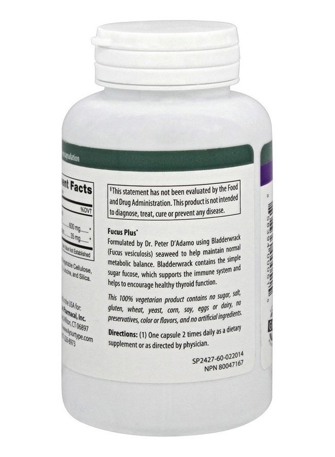 D'Adamo - Fucus Plus 60 vcaps - Image 4