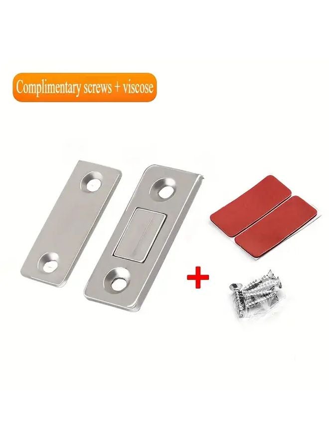 4pcs Black Ultra Thin Cabinet Magnetic Catch For Kitchen Cupboard Door Closure - Image 3