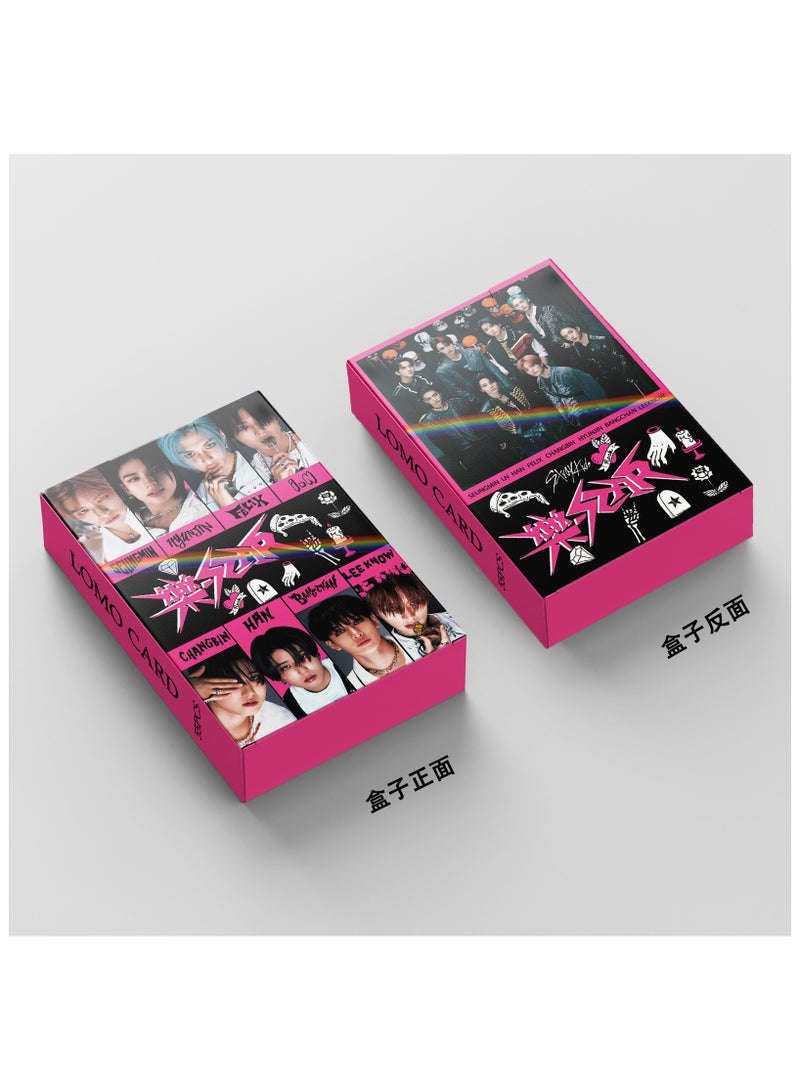 NIBEMINENT 55 Pcs Kpop Stray Kids LE-STAR Lomo Cards Card For Fans Collection Gifts - Image 2