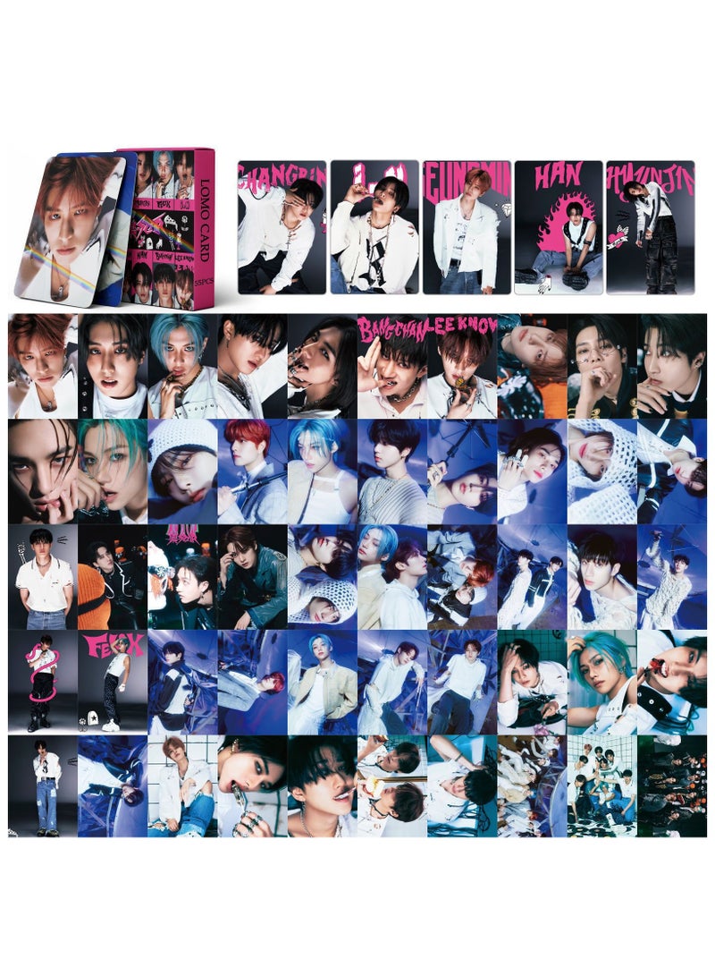 NIBEMINENT 55 Pcs Kpop Stray Kids LE-STAR Lomo Cards Card For Fans Collection Gifts - Image 1