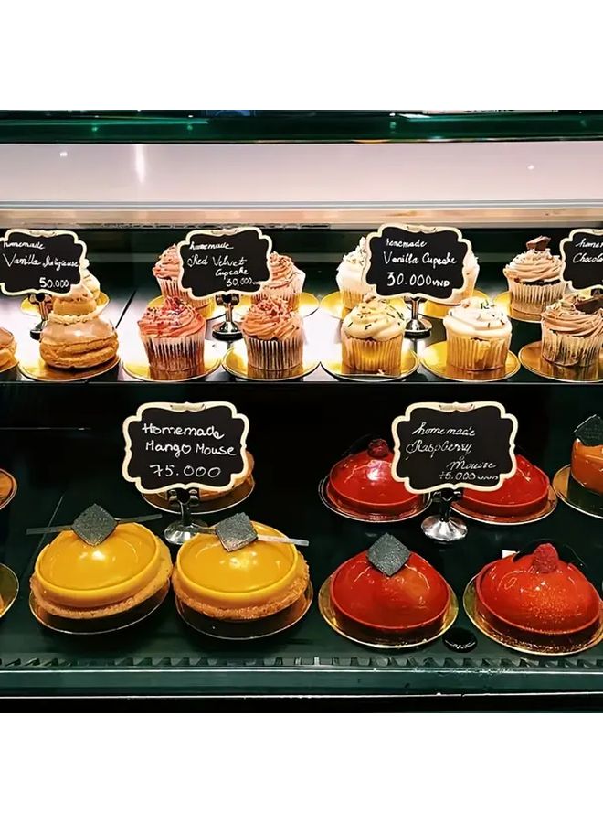 10Pcs Double Sided Wooden Craft Blackboard Hemp Rope Pendant Wall Mounted DIY Welcome Sign - Image 5