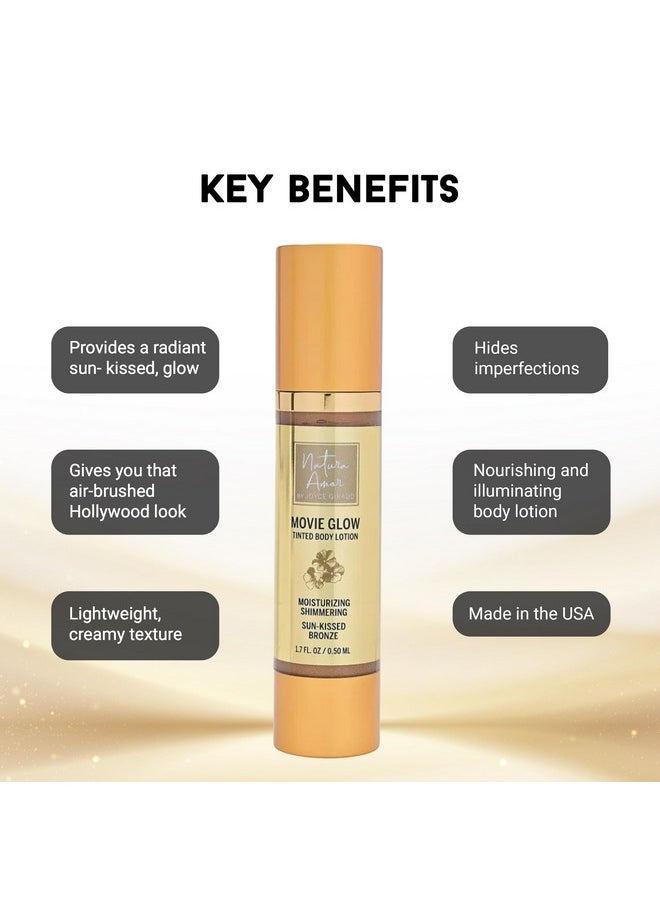 Miracle Elixir Collection Joyce Giraud Movie Glow Tinted Body Lotion, Sun-Kissed Bronze, Shimmery Radiance, 1.7 Fl. Oz  - Image 3