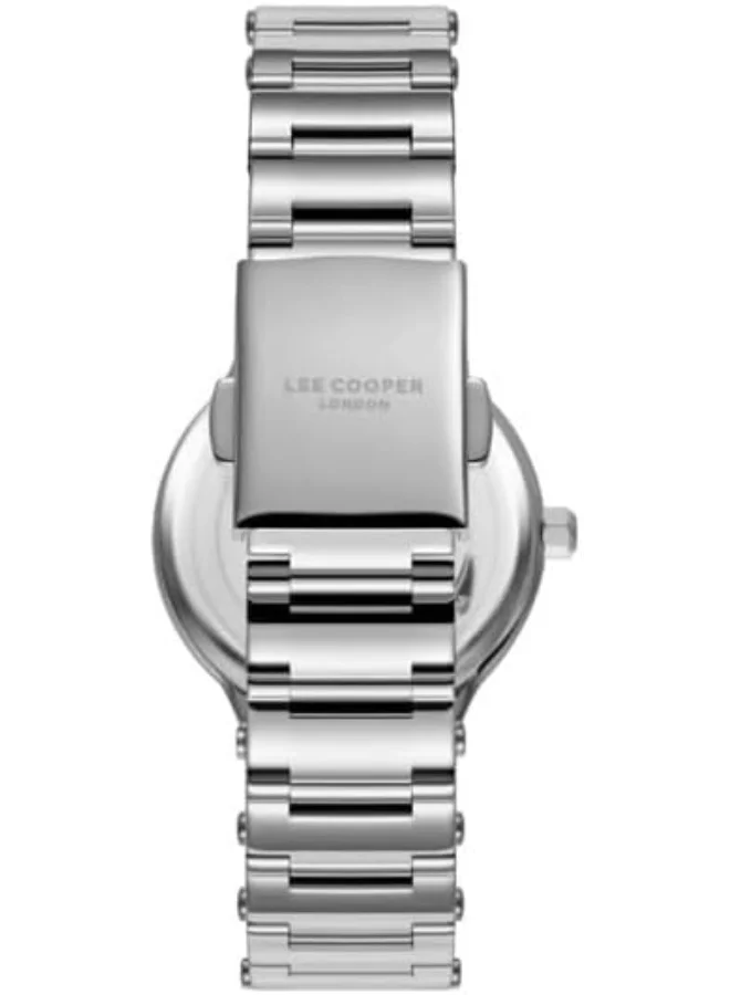 Lee Cooper LEE COOPER Women's VJ20C1 Movement Watch, Analog Display and Metal Strap - LC08000.390, Blue