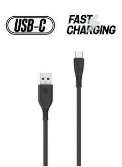 Totulife FLEX Series Cable Type-C 3.0A 1M - Black  - Image 1