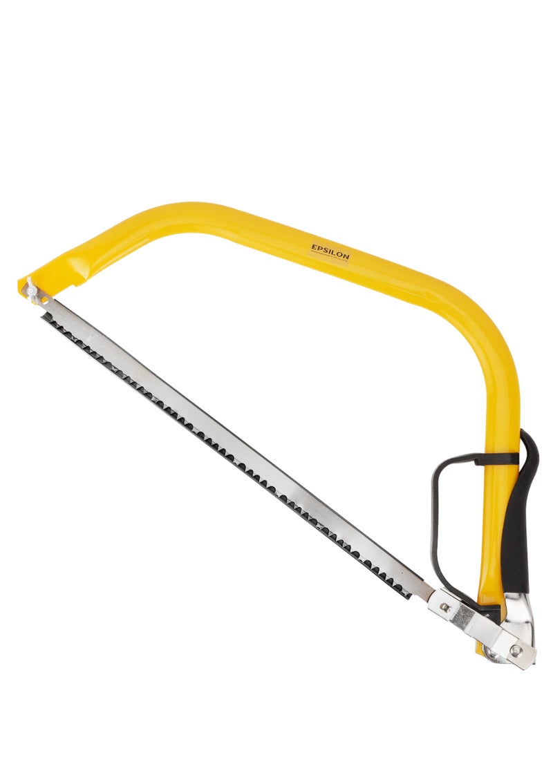 Epsilon 18" Bow Saw- EPSGT1400 Equipped with Comfortable Handle Light-Weight and Durable, Heavy Duty Cutter Ideal for Cross-Cutting Branches, Firewood, Garden Use  - Image 1