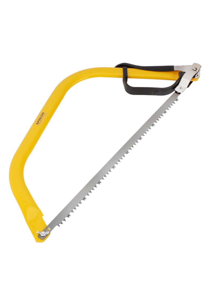Epsilon 18" Bow Saw- EPSGT1400 Equipped with Comfortable Handle Light-Weight and Durable, Heavy Duty Cutter Ideal for Cross-Cutting Branches, Firewood, Garden Use  - Image 2