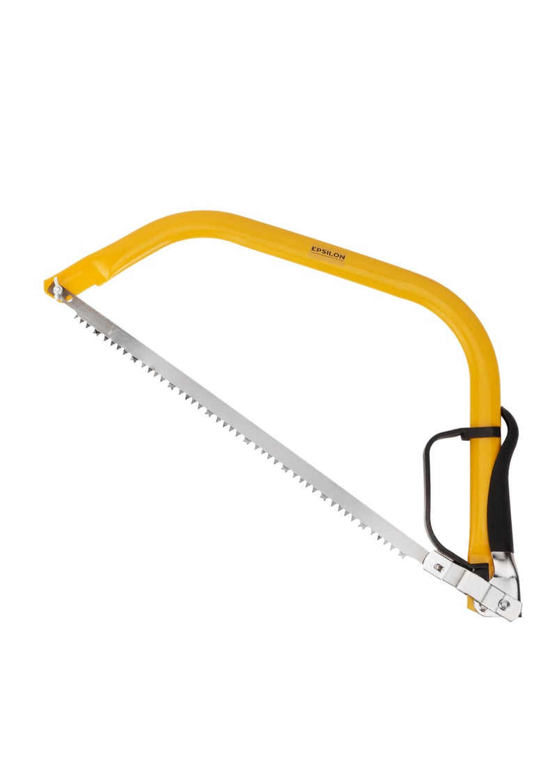 Epsilon 18" Bow Saw- EPSGT1400 Equipped with Comfortable Handle Light-Weight and Durable, Heavy Duty Cutter Ideal for Cross-Cutting Branches, Firewood, Garden Use  - Image 3
