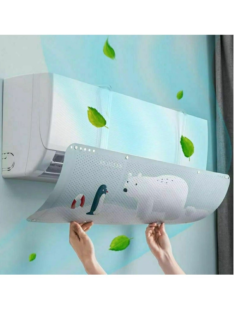 عاكس هواء مرن للمكيف – حماية من الهواء المباشر وتصميم أنيق  - Image 4