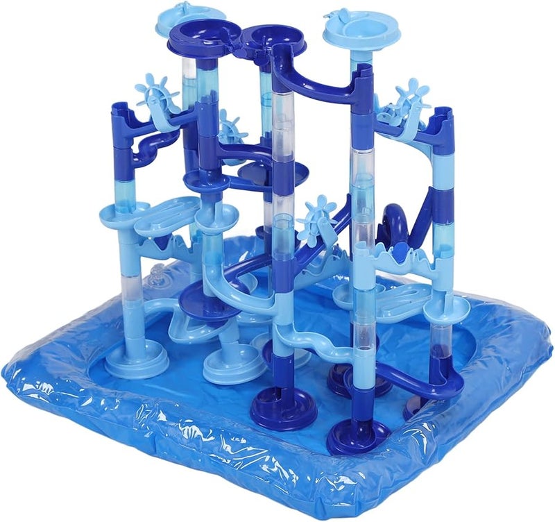 Blue Marble Run Building Blocks Set Educational Water Play Toy 30 Balls - Image 5