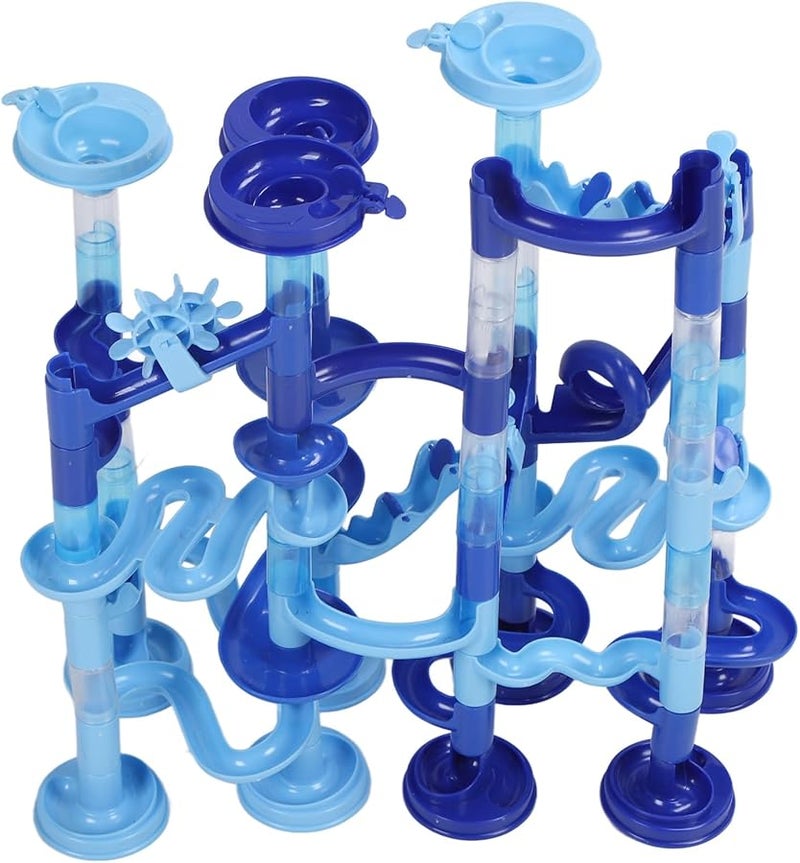 Blue Marble Run Building Blocks Set Educational Water Play Toy 30 Balls - Image 4